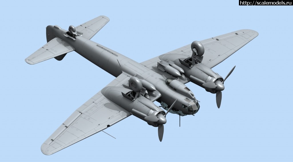 画像: ICM 1/48 ユンカース Ju88A-14 爆撃機【プラモデル】