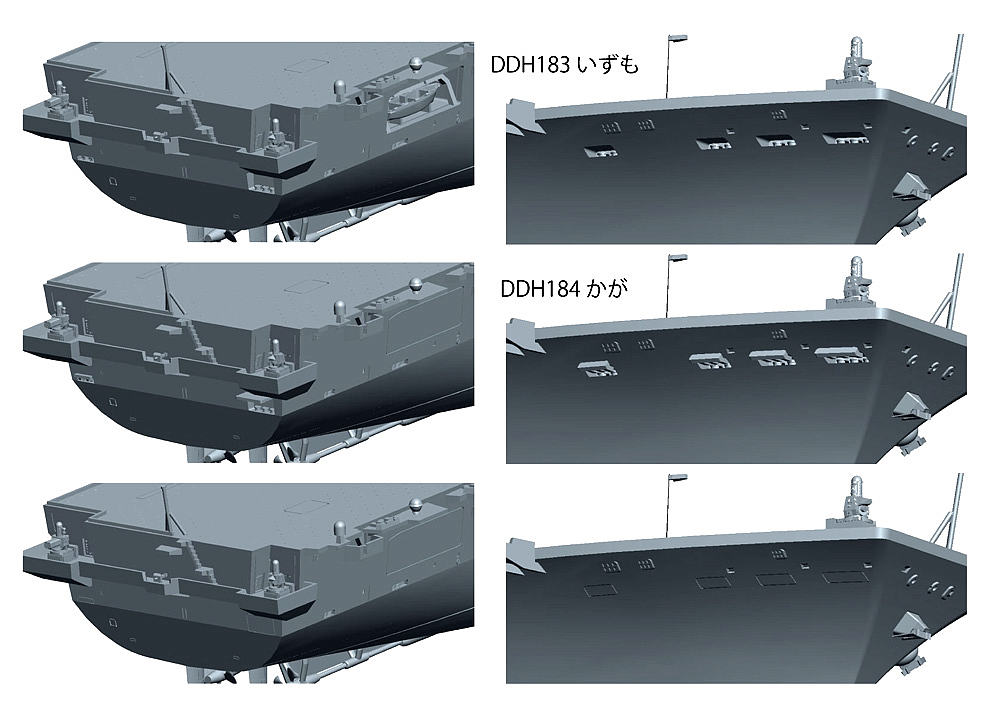 画像: ピットロード 1/700 海上自衛隊 護衛艦 DDH-184 かが【プラモデル】