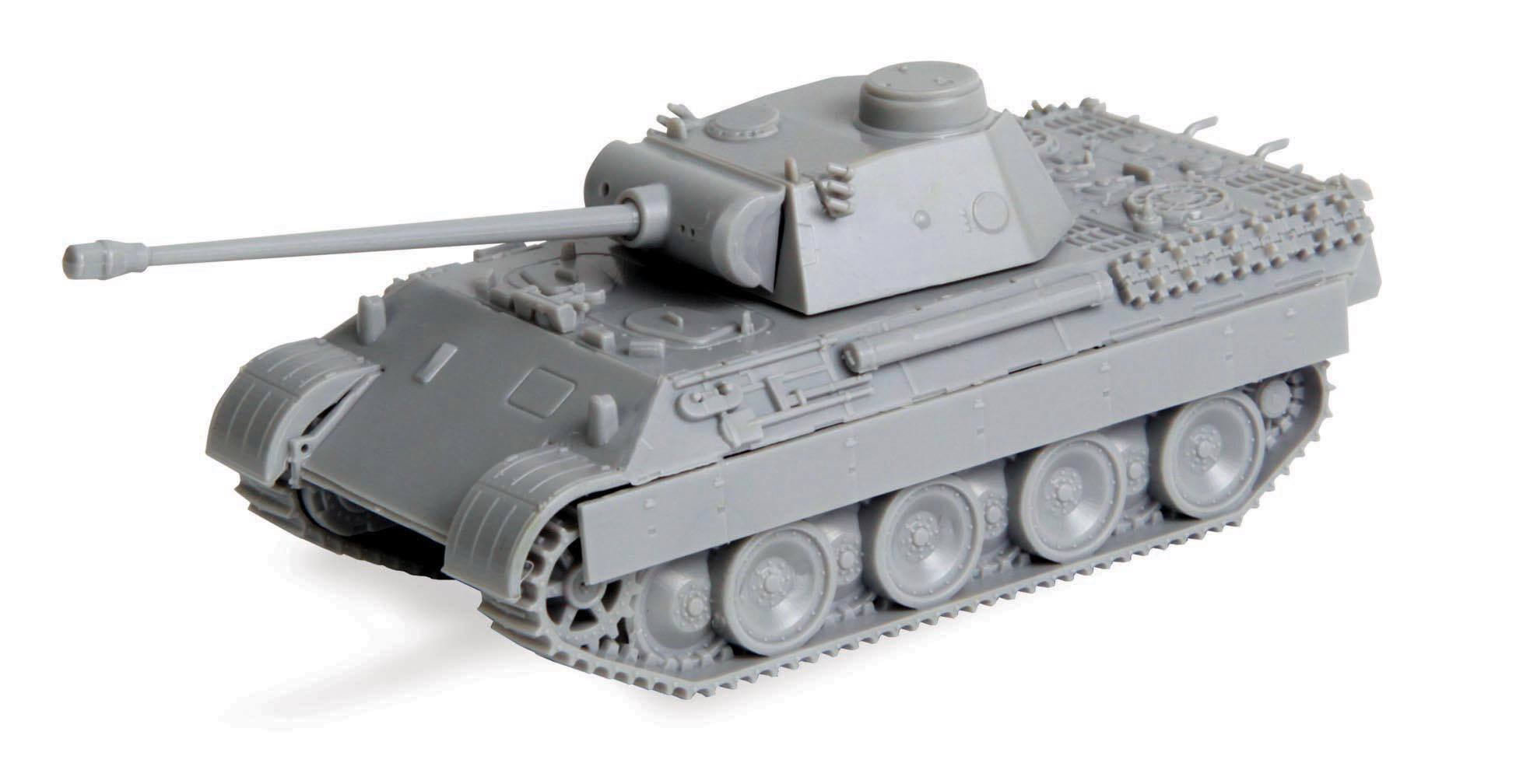 画像: ズベズダ 1/100 パンターA型 ドイツ中戦車【プラモデル】 