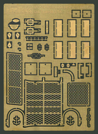 画像1: ファインモールド 1/35 帝国陸軍 九五式軽戦車用エッチングパーツ(FM48用)【プラモデル】  