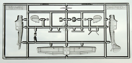 画像: ミニウイング 1/144 セスナ TO-1Dバードドッグ/アメリカ空軍【プラモデル】