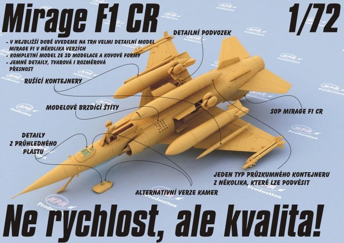 画像: スペシャルホビー 1/72 仏・ミラージュF.1CR戦闘偵察機【プラモデル】