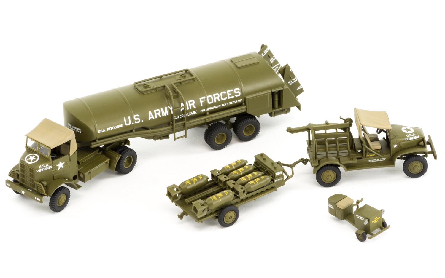 画像: エアフィックス 1/72 アメリカ陸軍航空軍 第8爆撃軍団 爆撃補給セット【プラモデル】