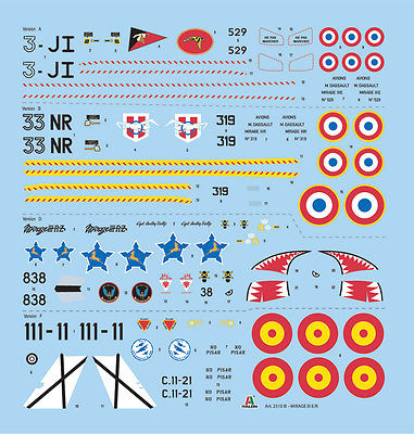 画像: イタレリ 1/32 ミラージュIII E/R【プラモデル】