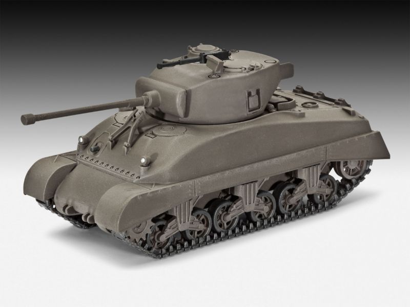 画像: ドイツレベル 1/72 アメリカ中戦車 M4A1シャーマン【プラモデル】