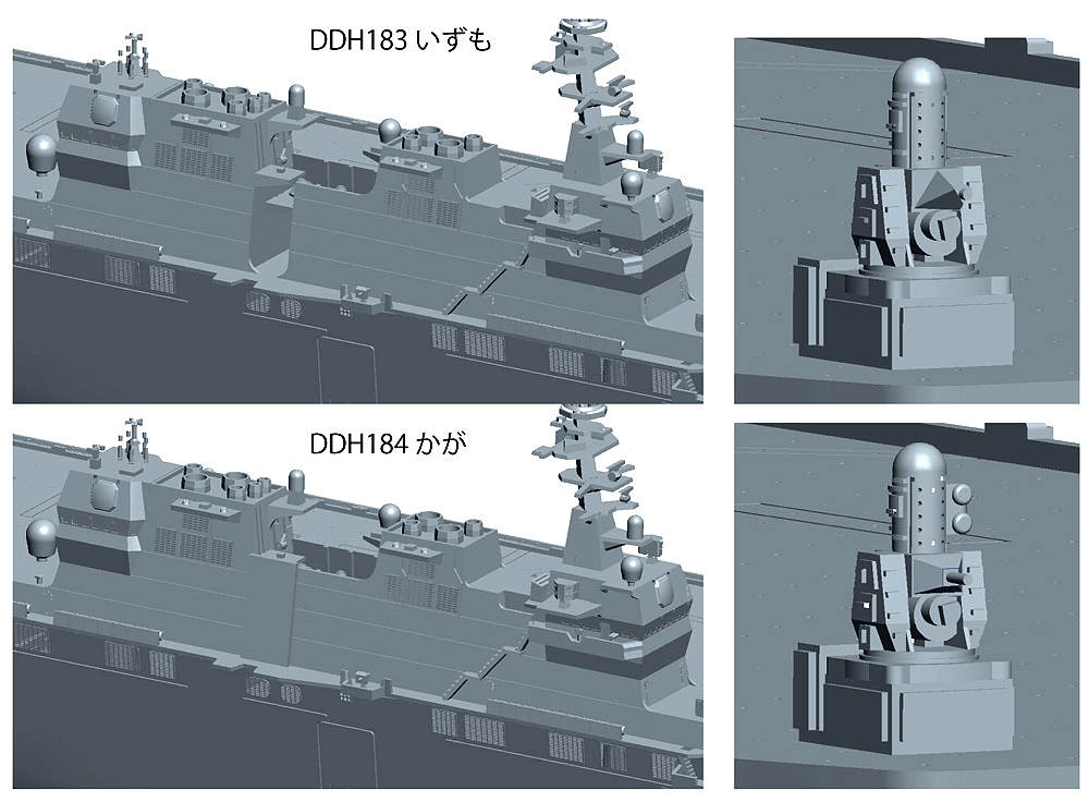 画像: ピットロード 1/700 海上自衛隊 護衛艦 DDH-184 かが【プラモデル】