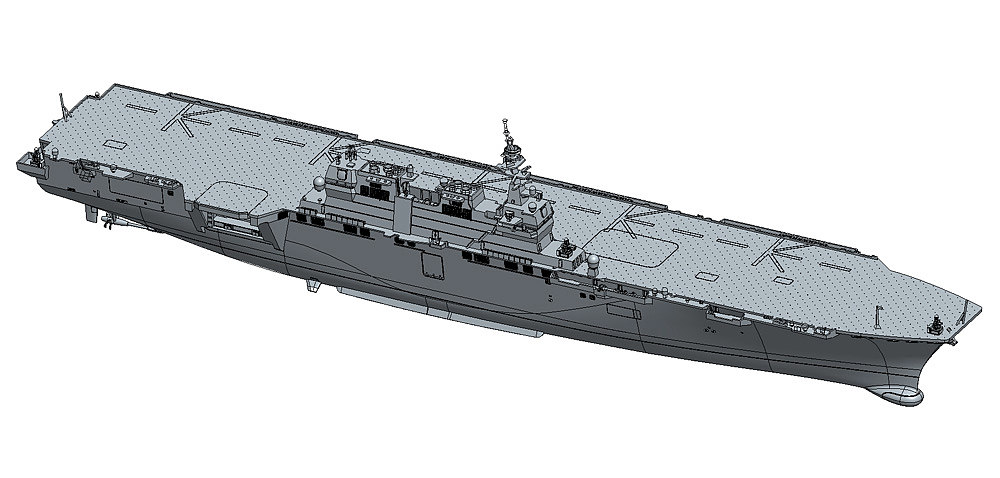 画像: ピットロード 1/700 海上自衛隊 護衛艦 DDH-184 かが【プラモデル】