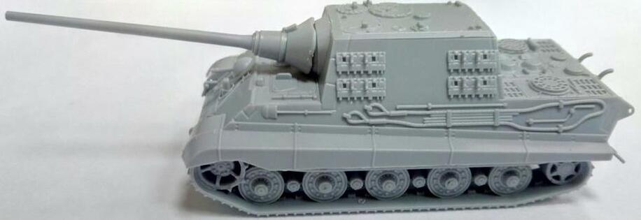 画像: ズベズダ 1/100 Sd.Kfz.186 ヤークトティーガー ドイツ重駆逐戦車【プラモデル】