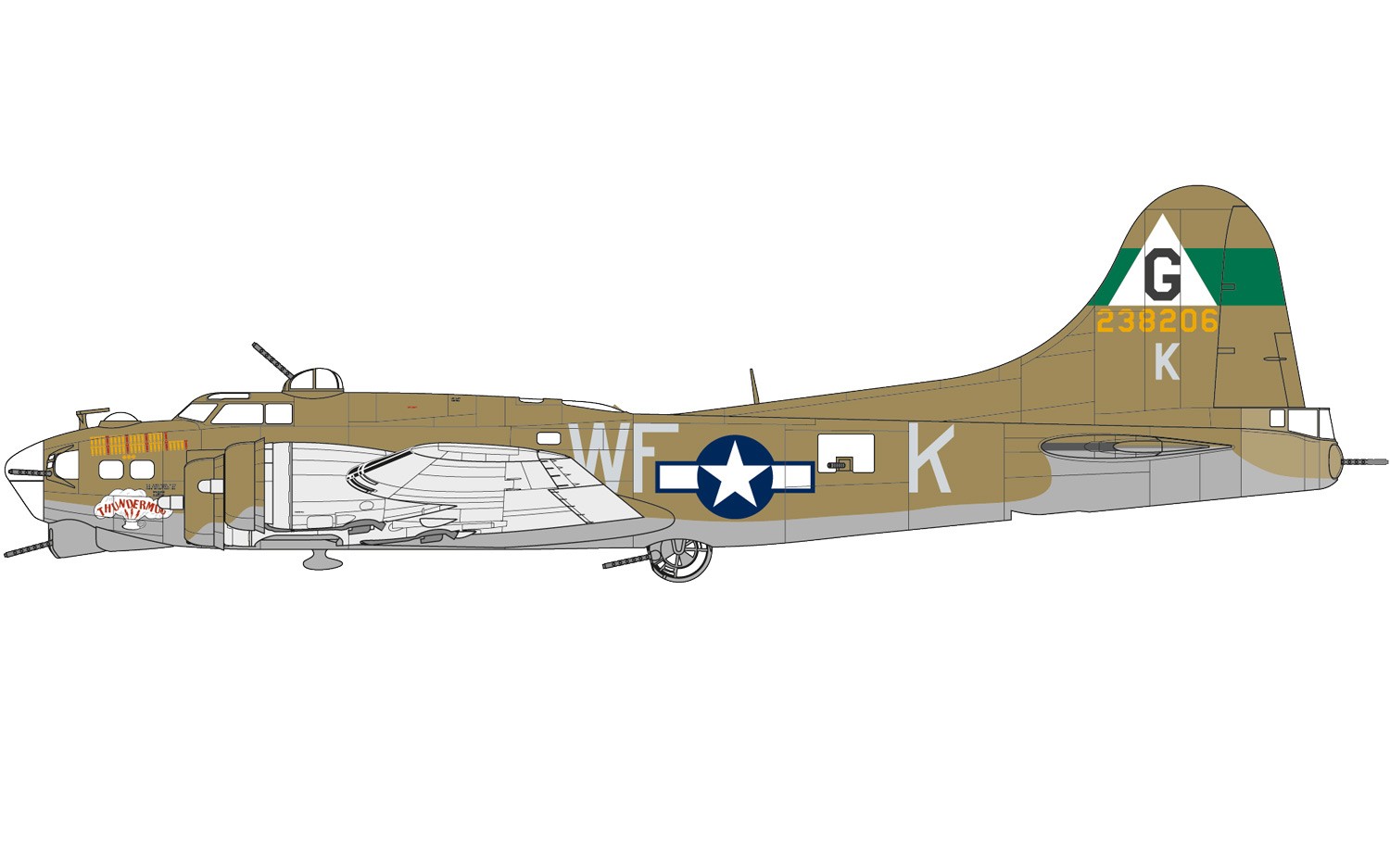 画像: エアフィックス 1/72 第8爆撃軍団セット：B-17G＆爆撃補給セット【プラモデル】