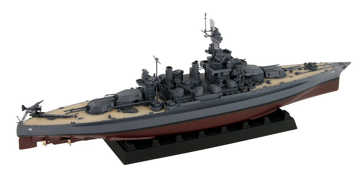 画像: ピットロード 1/700 アメリカ海軍 戦艦 BB-46 メリーランド 1945【プラモデル】