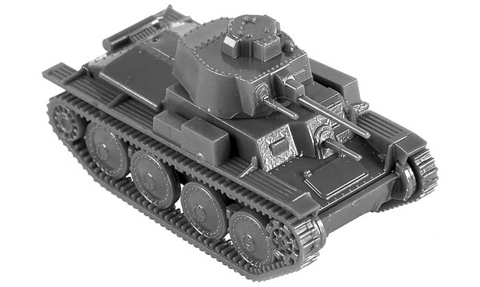 画像: ズベズダ 1/100 ドイツ 38(t) 軽戦車 【プラモデル】 