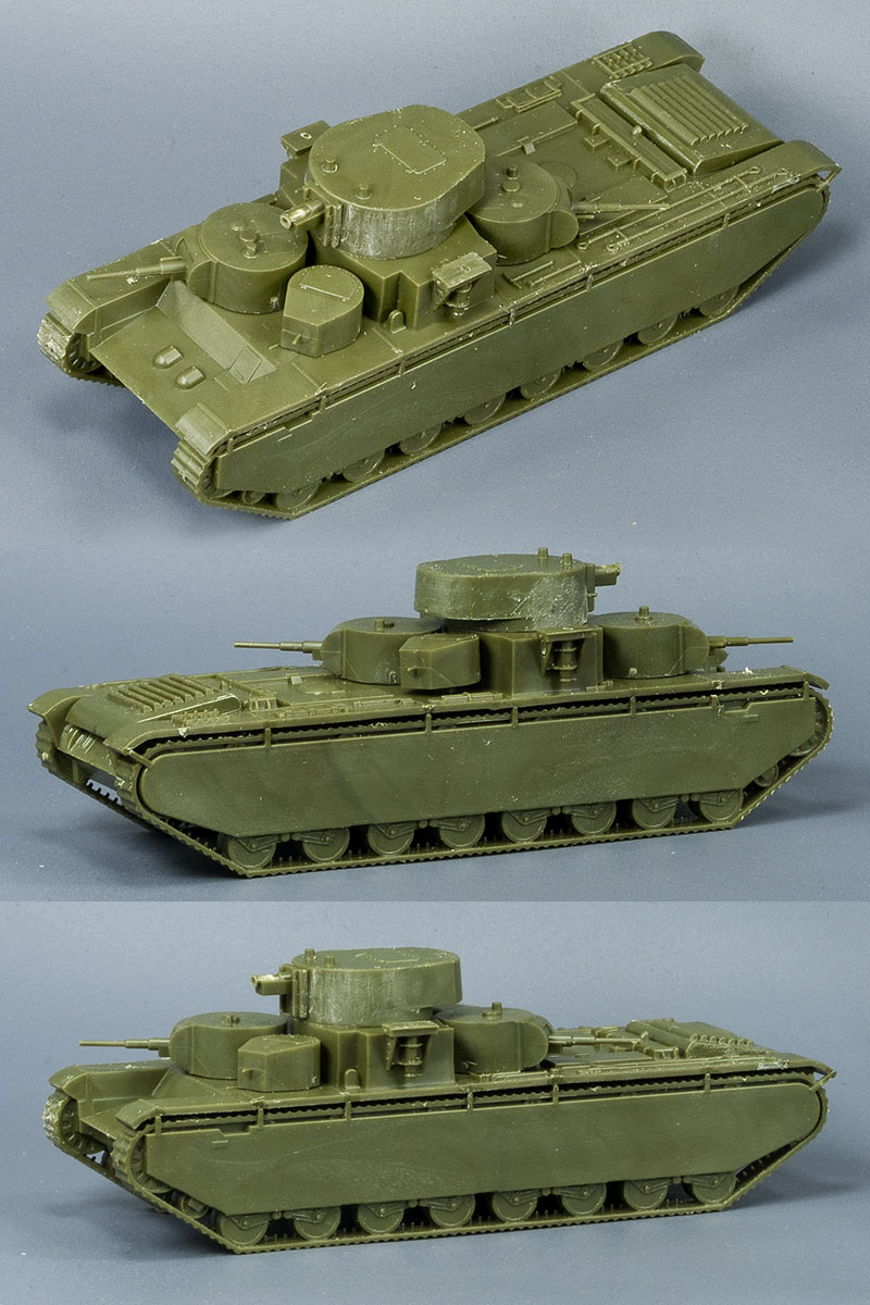 画像: ズベズダ 1/100 T-35 ソビエト重戦車【プラモデル】