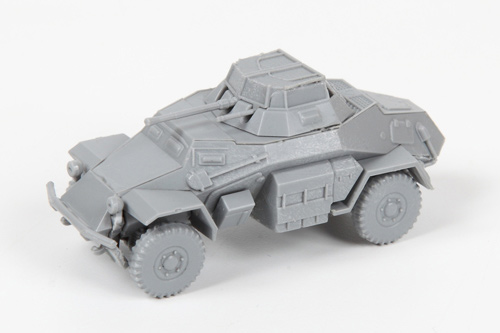 画像: ズベズダ 1/100 Sd.Kfz222 ドイツ装甲偵察車【プラモデル】 