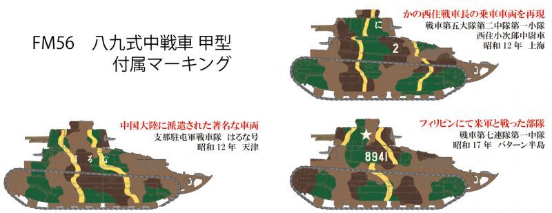画像: ファインモールド 1/35 帝国陸軍 八九式中戦車 甲型【プラモデル】