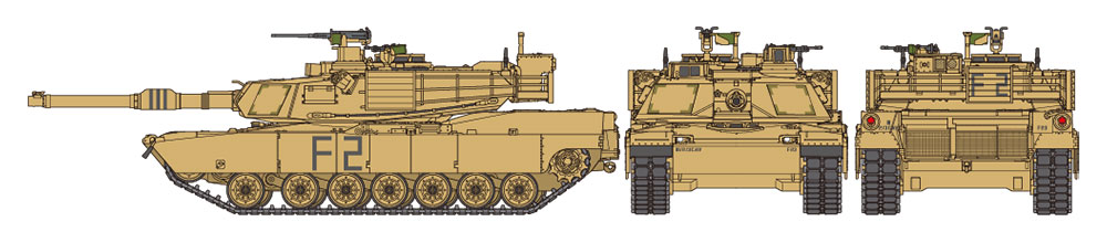 画像: タミヤ 1/48 アメリカ M1A2 エイブラムス戦車【プラモデル】