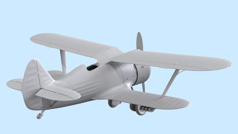 画像: ICM 1/32 ポリカルポフ I-153 チャイカ 【プラモデル】