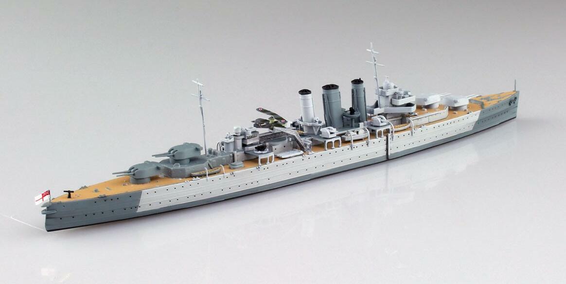 画像: アオシマ 1/700 英国 重巡洋艦ドーセットシャー インド洋セイロン沖海戦【プラモデル】