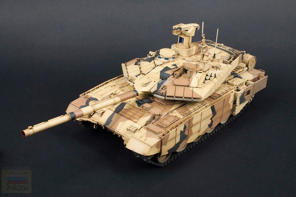 画像: ズベズダ 1/35 T-90MS ロシア主力戦車【プラモデル】