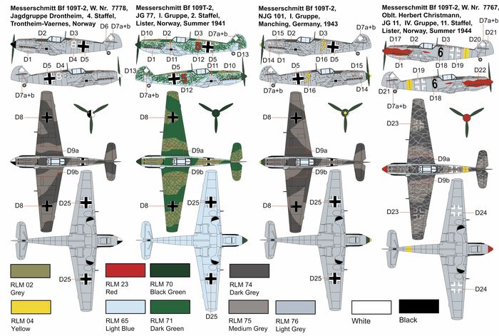 画像: ブレンガンモデル 1/72 メッサーシュミット Bf109T-2【プラモデル】 