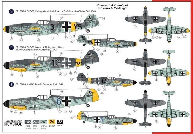 画像: AZモデル 1/72 メッサーシュミットBf109G-3"高高度タイプ"【プラモデル】 