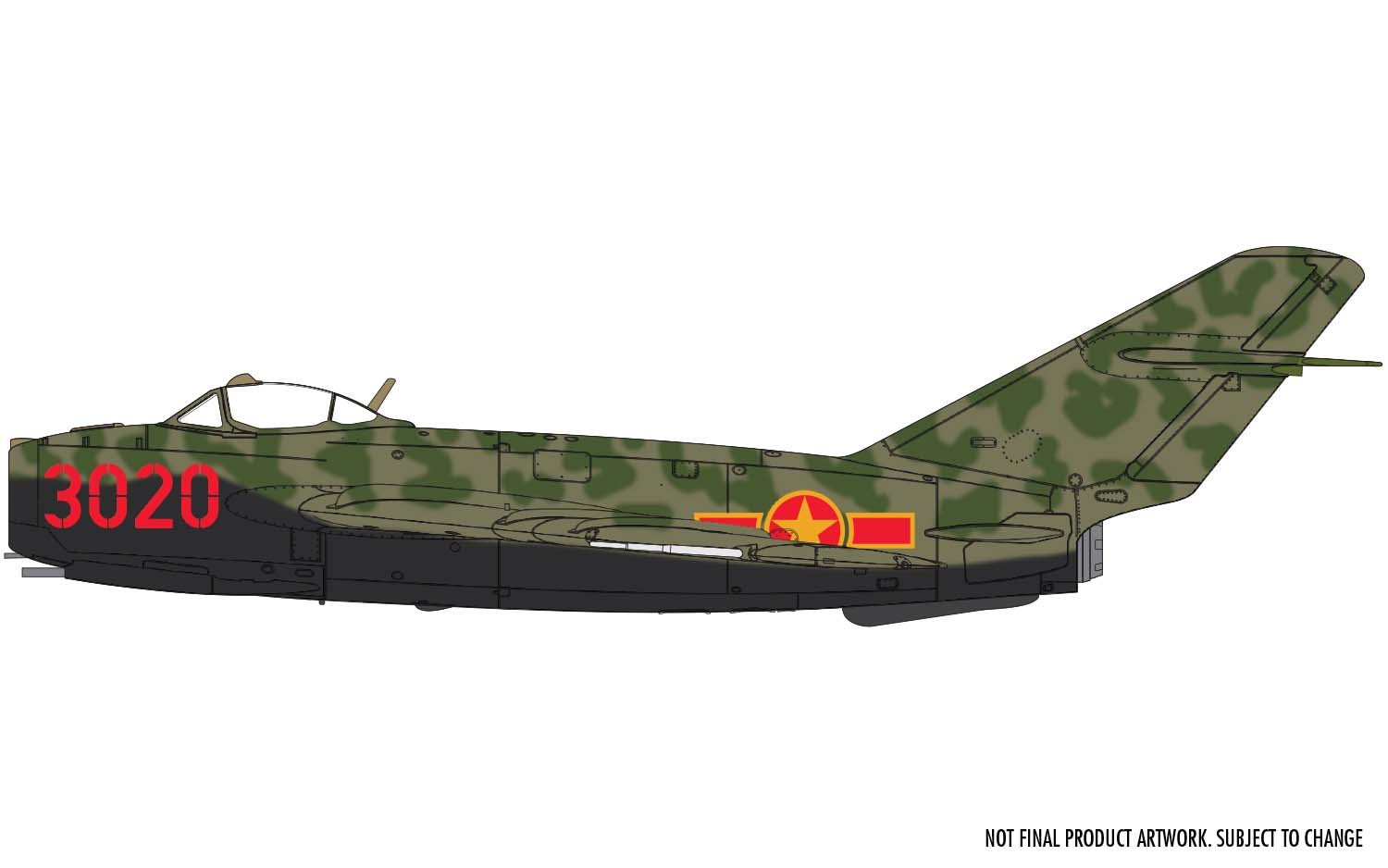 画像: エアフィックス 1/72 MiG-17FフレスコC (シェンヤンJ-5)【プラモデル】