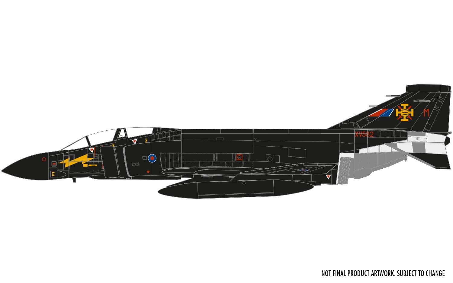 画像: エアフィックス 1/72 マクドネル ダグラス ファントム FG.1 イギリス空軍【プラモデル】 