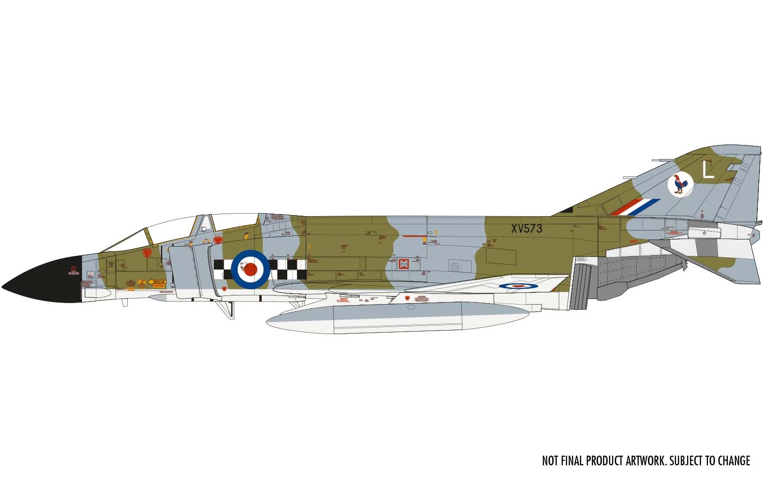 画像: エアフィックス 1/72 マクドネル ダグラス ファントム FG.1 イギリス空軍【プラモデル】 