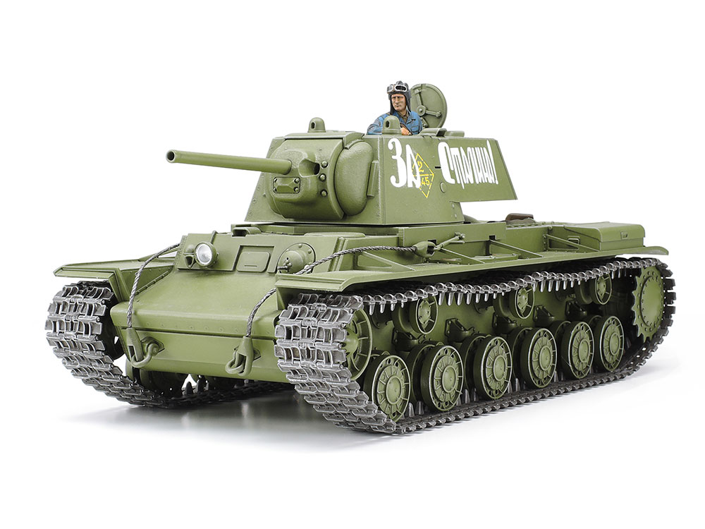 画像: タミヤ 1/35 ソビエト重戦車 KV-1 1941年型 初期生産車【プラモデル】