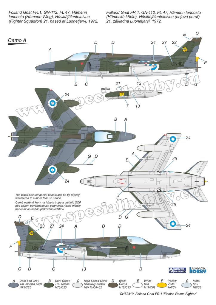 画像2: スペシャルホビー 1/72 フォーランド・ナットFR.1戦闘偵察機・フィンランド軍【プラモデル】 