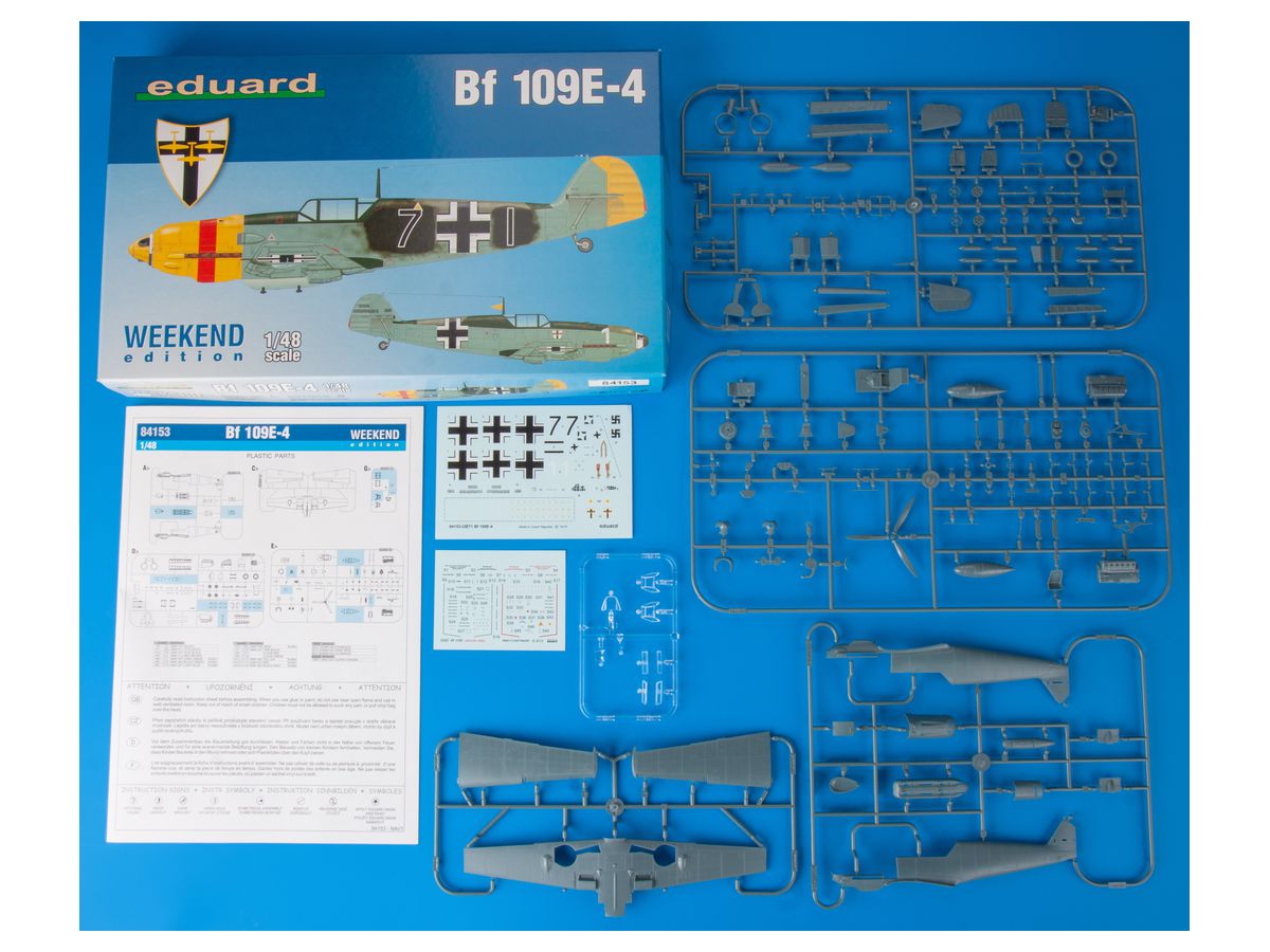 画像: エデュアルド 1/48 メッサーシュミットBf109E-4 ウィークエンドエディション【プラモデル】 