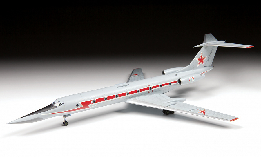 画像: ズベズダ 1/144 ツポレフ TU-134 UBL練習機 (NATOコード クラスティ-B)【プラモデル】 