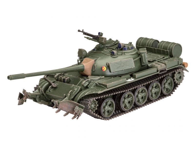 画像: ドイツレベル 1/72 ソビエト中戦車 T-55A/AM w/KMT-6/EMT-5【プラモデル】