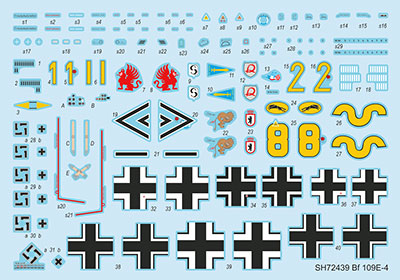 画像: スペシャルホビー 1/72 独・メッサーシュミットBf109E-4戦闘機【プラモデル】