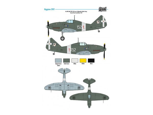 画像: ソード 1/48 レジアーネ Re2001 ファルコII【プラモデル】 