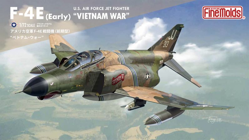 画像1: ファインモールド 1/72 アメリカ空軍 F-4E 戦闘機 “ベトナム・ウォー”【プラモデル】