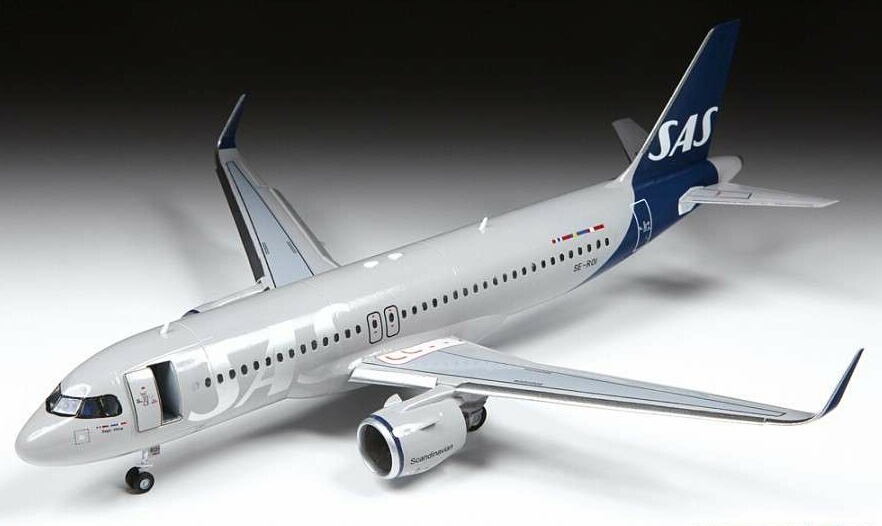 画像: ズベズダ 1/144 エアバス A320 neo【プラモデル】 