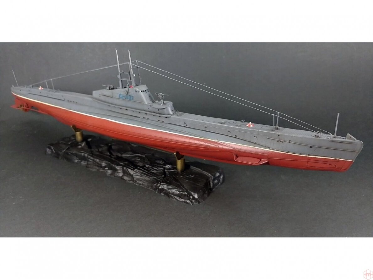 画像: ズベズダ 1/144 シチューカ級 ソビエト潜水艦 WWII【プラモデル】【プラモデル】 