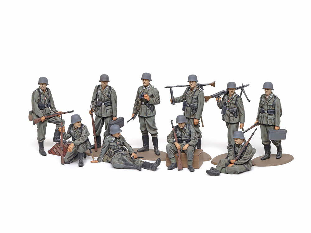 画像: タミヤ 1/48 WWII ドイツ歩兵セット【プラモデル】 