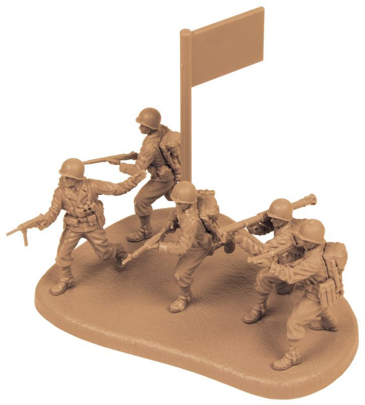 画像: ズベズダ 1/72 米陸軍兵 WW.II【プラモデル】 