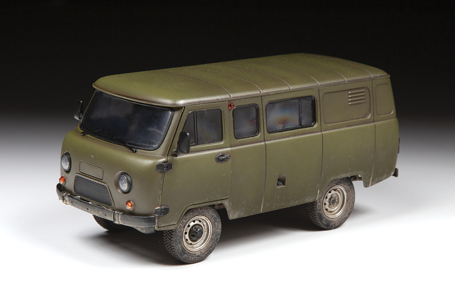 激レア】ロシア軍UAZ-3909軍用バン1/35 ソ連軍 ズベズダ ウクライナ