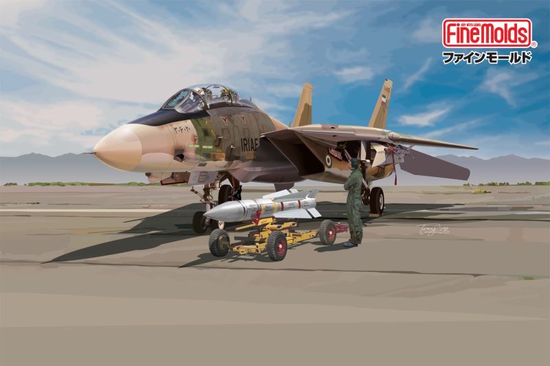 画像1: ファインモールド 1/72 イラン空軍 F-14A トムキャット【プラモデル】 