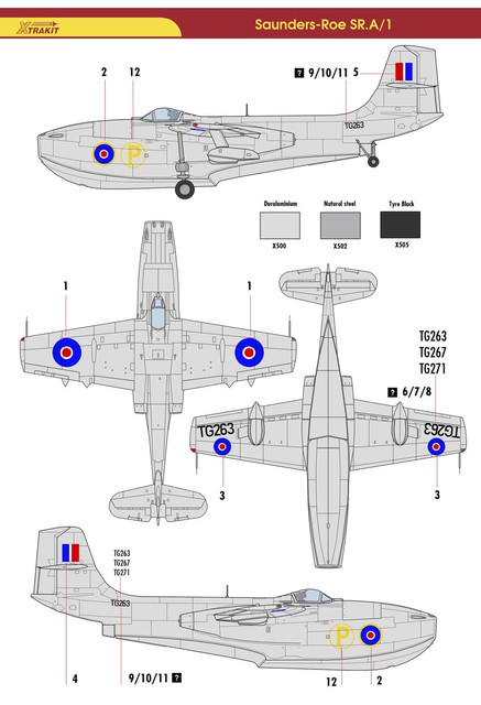 画像: エクストラキット 1/72 サンダース・ロー SRA-1【プラモデル】 