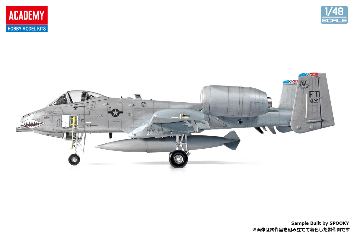 画像2: アカデミー 1/48 A-10C サンダーボルトII "アメリカ空軍 第75戦闘飛行隊"【プラモデル】 