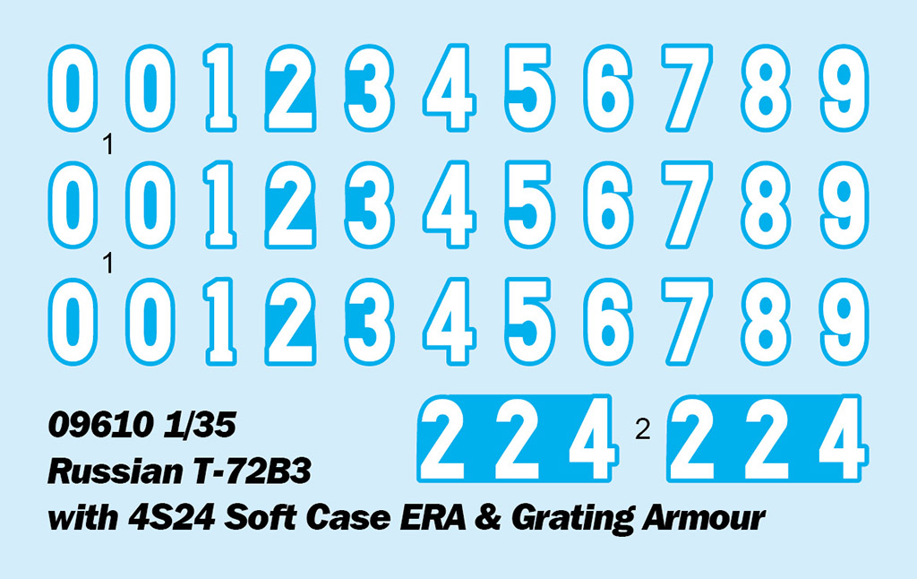 画像: トランペッター 1/35 ロシア連邦軍 T-72B3主力戦車 4S24 ERA＆グレーティングアーマー【プラモデル】 