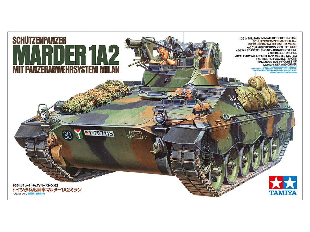 画像1: タミヤ 1/35 ドイツ歩兵戦闘車 マルダー1A2 ミラン 【プラモデル】