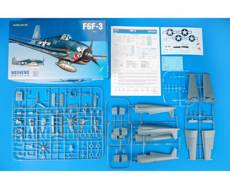 画像: エデュアルド 1/48 F6F-3ヘルキャット ウィークエンドエディション【プラモデル】