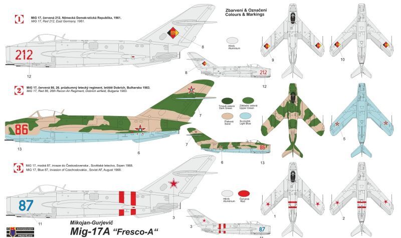 画像: KPモデル 1/48 MiG-17A フレスコA【プラモデル】 