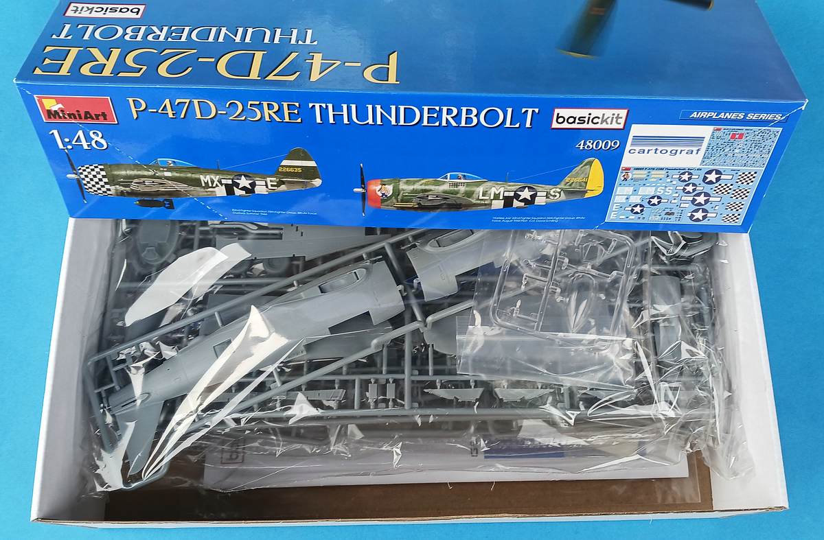 画像: ミニアート 1/48 P-47D-25REサンダーボルト「ベーシックキット」【プラモデル】