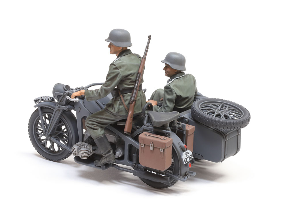 画像: タミヤ 1/35 ドイツ軍用サイドカー KS600【プラモデル】 