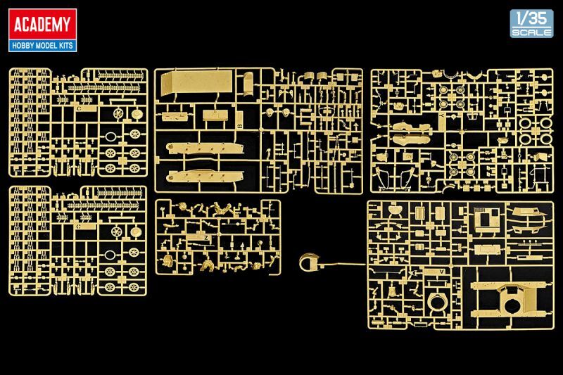 画像2: アカデミー 1/35 ドイツ軍I号戦車B型 & KS750サイドカー【プラモデル】